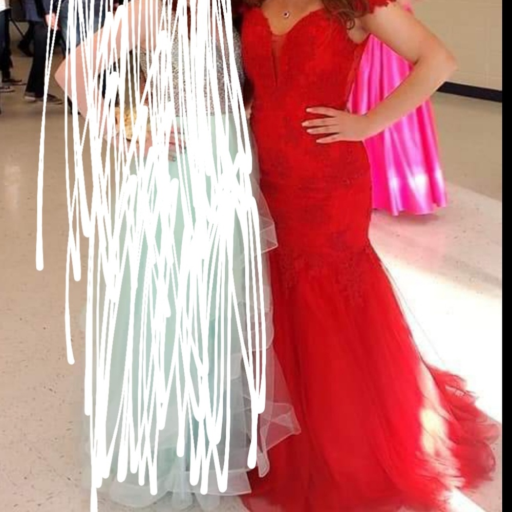 Rachel Allan mermaid prom dress